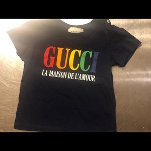 Baby T-Shirt with Gucci print